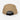Khaki AIM Attitude five-panel cap with adjustable back strap and stitched logo detail.