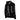 Unisex AIM ATTITUDE I AM AIM Attitude zip hoodie in black, featuring front zipper and casual fit, displayed on a hanger.