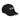 Black AIM Attitude I AM organic unisex cap with adjustable strap and embroidered logo, casual and comfortable headwear.