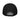 Black AIM Attitude I AM organic unisex cap with curved brim and adjustable strap, made from eco-friendly materials.
