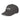 Black AIM Attitude I AM organic unisex cap with embroidered logo, casual adjustable baseball style hat.