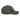 Black AIM Attitude I AM organic unisex cap with adjustable strap, featuring embroidered logo on front.