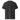 Black AIM Attitude unisex organic ribbed neck t-shirt, showing a close-up of the fit and ribbed collar.