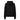 Black AIM Attitude women's organic mid-weight hoodie displayed on a hanger, showcasing its casual fit and soft fabric.