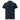 Black AIM Attitude premium pique polo shirt, short sleeve with collar and buttons, displayed flat on a white background.