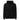 Black AIM Attitude unisex organic mid-weight hoodie displayed from the front, showcasing a comfortable and stylish casual wear option.