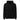 Black AIM Attitude unisex organic mid-weight hoodie displayed from the front, showcasing a comfortable, stylish casual wear piece.