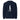 Black AIM Attitude unisex organic mid-weight sweatshirt with a relaxed fit and soft fabric, ideal for casual wear.