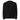 Black unisex AIM Attitude organic mid-weight sweatshirt with front design, made from eco-friendly materials.