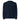 Black AIM Attitude unisex organic mid-weight sweatshirt shown on a model, featuring a comfortable fit and casual style.