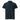 Black AIM Attitude premium pique polo shirt displayed on a hanger, showcasing a classic collared design and short sleeves.