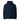 Unisex organic hoodie in French navy with AIM ATTITUDE logo, front view showcasing casual, comfortable fit.