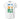 Unisex white sports jersey by AIM ATTITUDE featuring a front view with bold logo and athletic fit for active wear.