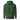 Unisex forest green AIM ATTITUDE I AM AIM hoodie with a relaxed fit and front pocket, displayed from the back view.