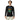 Black AIM ATTITUDE I AM. long sleeve fitted crew shirt displayed on a model, showcasing a sleek, comfortable design.