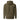 Unisex cotton hoodie in military green by AIM ATTITUDE featuring a minimalist design on the back.