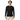 Black AIM ATTITUDE Kind. ManKInd. long sleeve fitted crew shirt with a crew neckline, displayed flat on a white background.