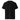 Black unisex organic ribbed neck T-shirt by AIM ATTITUDE with Kind. ManKind. slogan, made from sustainable materials.
