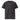 Black unisex organic ribbed neck t-shirt by AIM ATTITUDE from the Kind. ManKind. collection, featuring a comfortable fit and soft fabric.