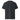Black unisex organic ribbed neck T-shirt by AIM ATTITUDE, featuring the Kind. ManKind. logo, casual and comfortable fit.