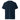 Black unisex organic ribbed neck t-shirt by AIM ATTITUDE from the Kind. ManKind. collection, featuring a comfortable fit and minimalist design.