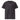 Black unisex organic ribbed neck t-shirt from AIM ATTITUDE's Kind. ManKind collection, featuring comfortable, eco-friendly design.