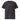 Black unisex organic ribbed neck t-shirt by AIM ATTITUDE from the Kind. ManKind. collection, featuring a comfortable fit and classic design.