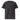 Black unisex organic ribbed neck t-shirt from AIM ATTITUDE's Kind. ManKind. collection, featuring a comfortable fit and minimalist style.