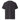 Black unisex organic ribbed neck t-shirt by AIM ATTITUDE, featuring a comfortable fit and classic design.