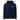 Unisex organic mid-weight hoodie by AIM ATTITUDE in French navy, front view showing classic hoodie design and logo details.
