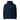 Unisex organic hoodie in French navy with AIM ATTITUDE branding, featuring a front design and casual fit.