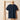 Unisex AIM Attitude organic mid-light navy t-shirt with front design, soft fabric and casual fit.