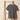 Unisex AIM ATTITUDE organic mid-light t-shirt in anthracite color, front view showcasing soft fabric and casual fit.