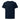 Unisex AIM ATTITUDE organic mid-light t-shirt in French navy, front view showing soft cotton fabric and classic fit.