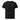 Unisex black AIM ATTITUDE I AM AIM organic mid-light t-shirt with front graphic design, casual style, and comfortable fit.