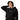 Unisex AIM Attitude Responsibility hoodie in black with logo front design, casual fit, soft fabric, suitable for everyday wear.