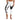 All-over print white Capri leggings by AIM Attitude featuring a stylish, fitted design perfect for activewear.