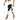 AIM Attitude Capri Leggings with white all-over-print design, high-waisted fit, and comfortable stretch fabric.