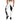 AIM Attitude yoga leggings with an all-over white and colorful print, designed for comfortable movement and style.