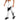 AIM Attitude white yoga leggings with all-over colorful print, form-fitting design, and high waistband for comfortable active wear.