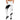 AIM Attitude yoga leggings with all-over white print, snug fit, and high waistband for comfortable active wear.