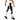 AIM ATTITUDE yoga leggings with a white all-over print, stretchy fabric, and a comfortable high-waist fit for active wear.
