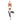 AIM Attitude white all-over-print yoga leggings with colorful abstract design, fitted style, and high-waist for active wear.