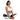 AIM Attitude white yoga leggings with vibrant all-over print, fitted design, and high waistband for comfortable active wear.