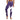 White all-over-print yoga leggings by AIM ATTITUDE featuring bold, vibrant patterns designed for comfortable, stylish activewear.