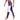 AIM ATTITUDE Believe AIM Attitude all-over-print white yoga leggings displayed on a model, showcasing comfortable stretch and stylish design.