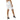 Light blue AIM ATTITUDE biker shorts for women, close-up view showing stretchy fabric and comfortable fit.