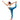 Light blue AIM ATTITUDE I AM. AIM Attitude yoga leggings laid flat, showcasing their fitted, stretchy material and high-waist design.
