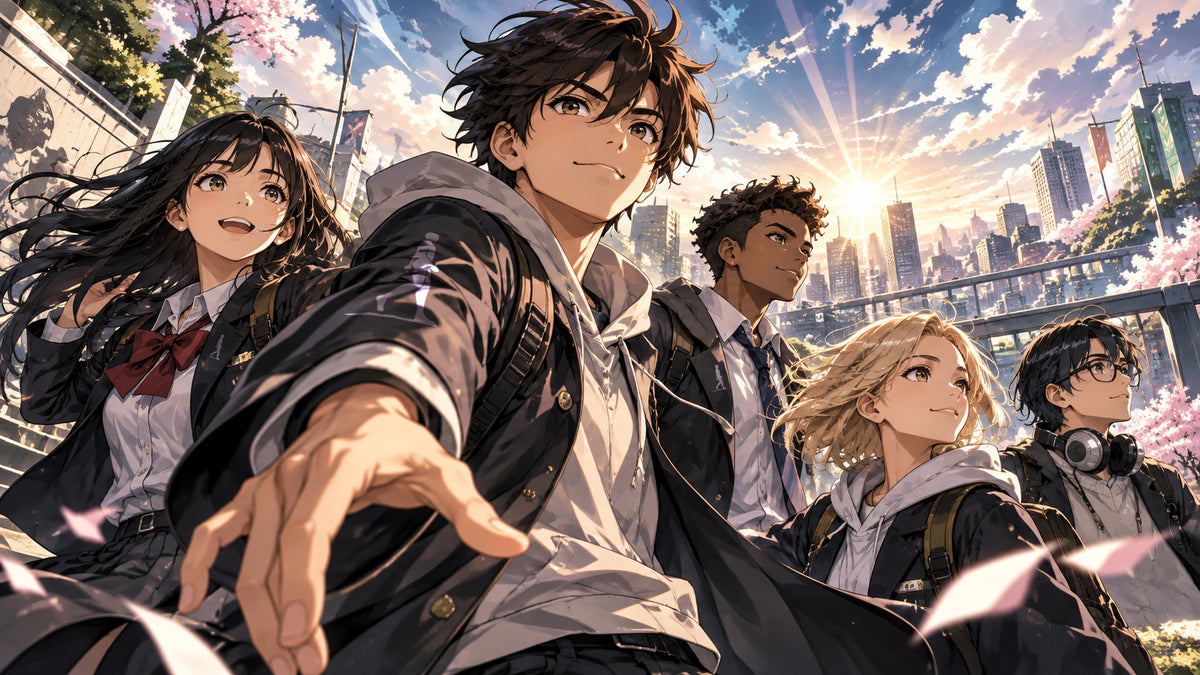 AIMManga Heroes of Mankind – teenage heroes, courage, identity and belonging