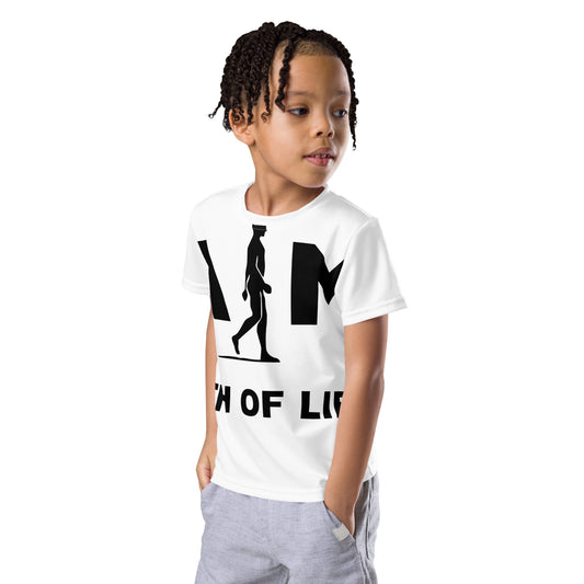 Path of Life | Kids crew neck t-shirt - AIM ATTITUDE 